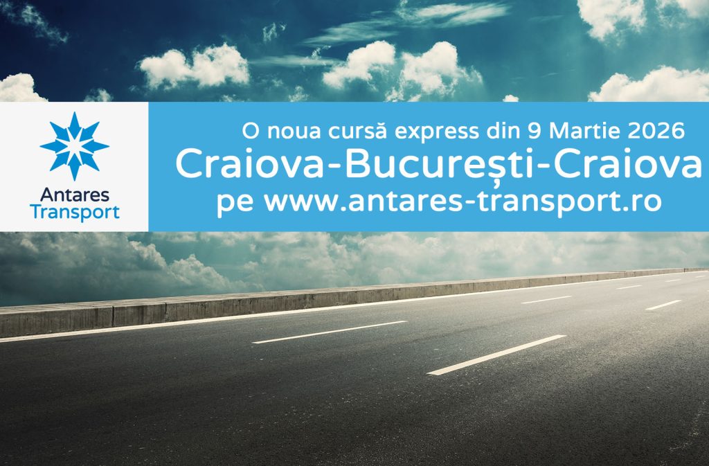 9 Martie 2026 - Lansare cursa EXPRESS Craiova - București - Craiova